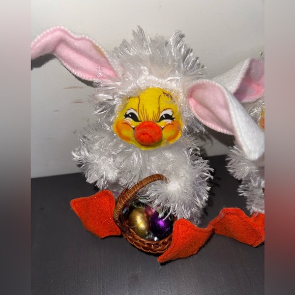 Analee Easter Ducks with Bunny costumes and baskets Set - Picture 2 of 6